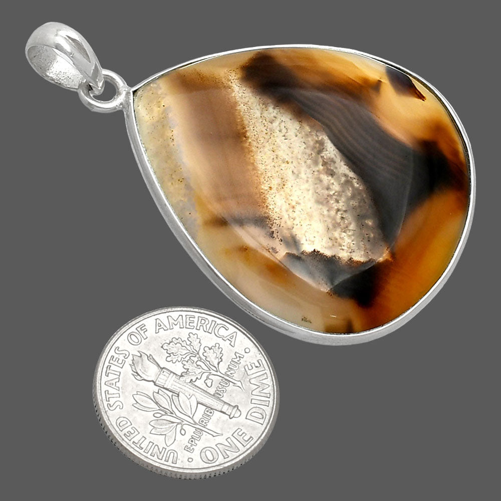 Natural Montana Agate - USA Pendant P-1001 SDP153687