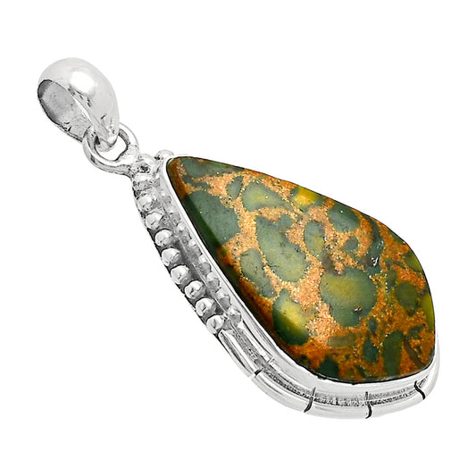 Natural Bamboo Jasper Pendant P-1058 SDP153792