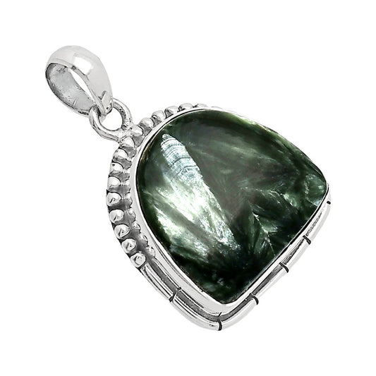 Natural Russian Seraphinite Pendant P-1058 SDP153805
