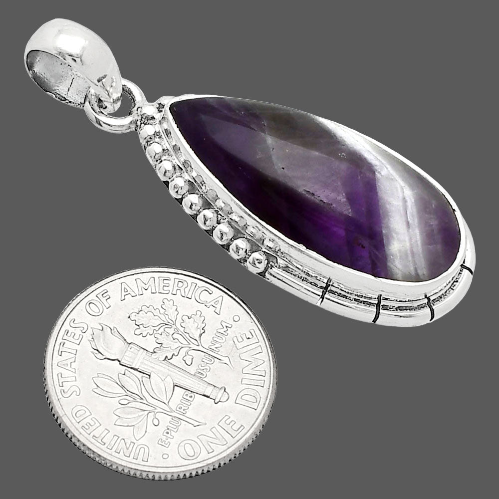 Natural Chevron Amethyst Pendant P-1058 SDP153850