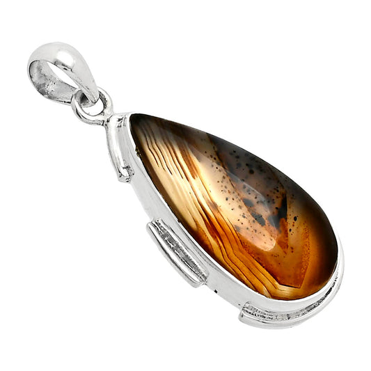 Natural Montana Agate - USA Pendant P-1072 SDP153869