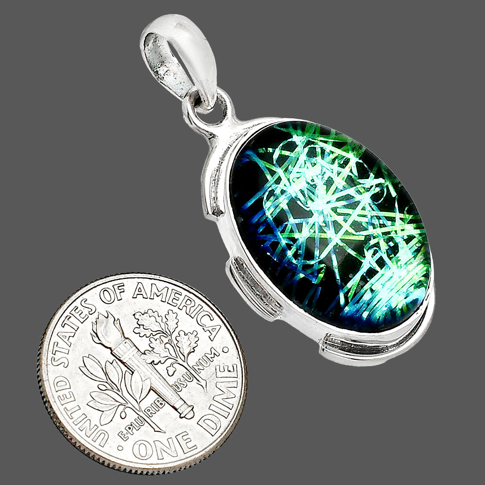 Dichroic Glass Pendant P-1072 SDP153911