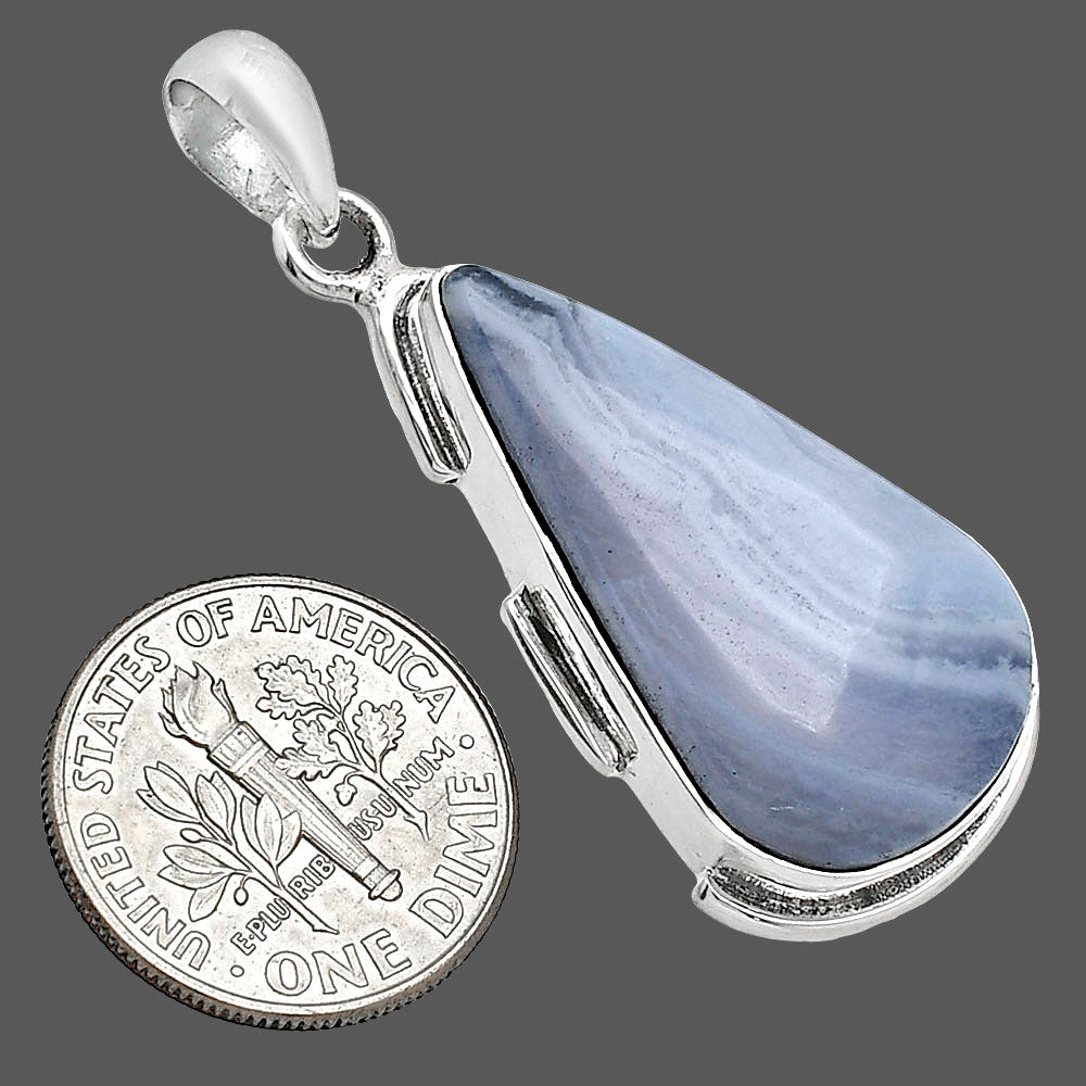 Blue Lace Agate - South Africa Pendant P-1072 SDP153930