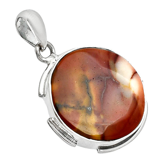 Natural Red Mookaite Pendant P-1072 SDP153946