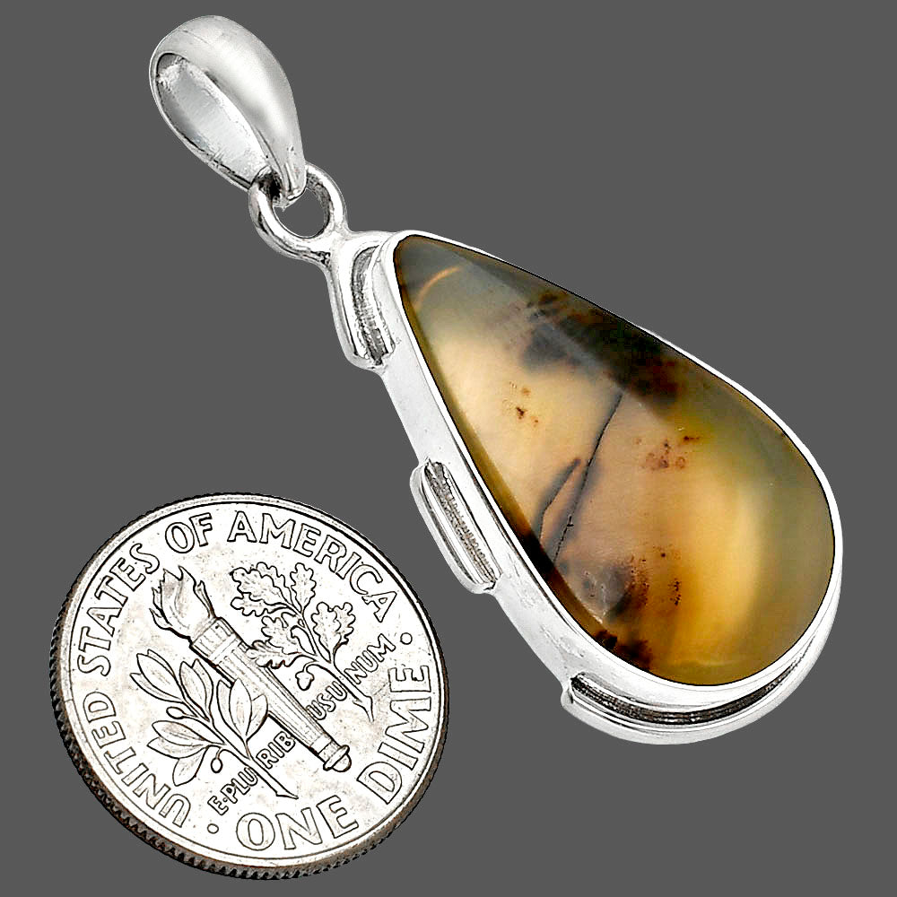 Natural Montana Agate - USA Pendant P-1072 SDP153969
