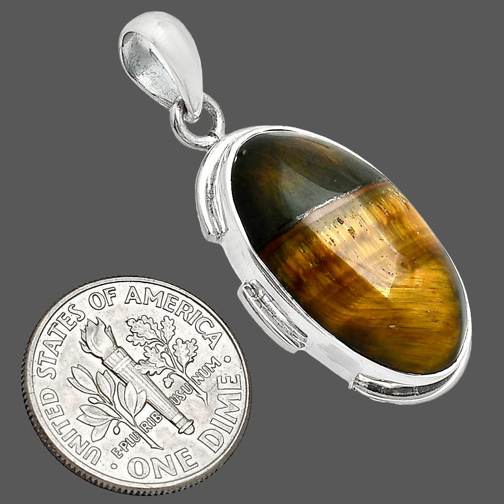 Natural Tiger Eye - Africa Pendant P-1072 SDP153978