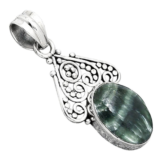Natural Russian Seraphinite Pendant P-1541 SDP154017