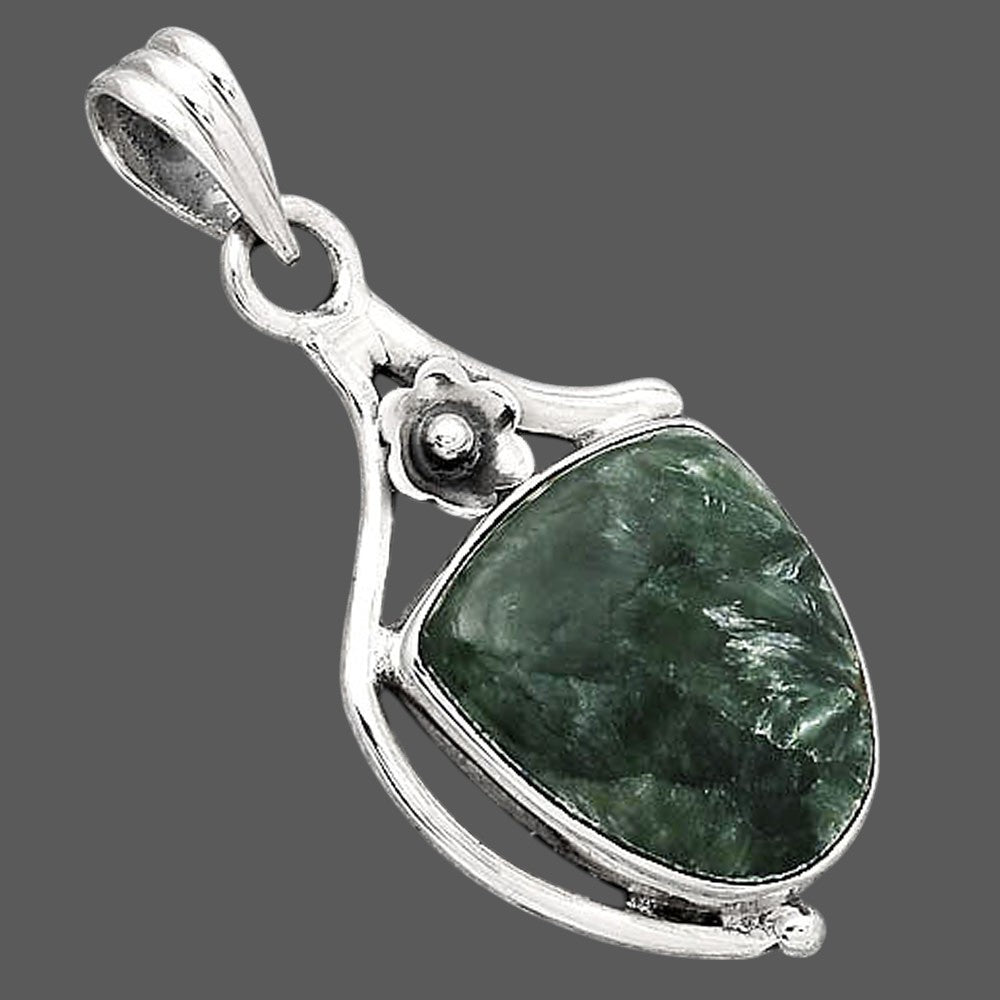 Natural Russian Seraphinite Pendant P-1686 SDP154044