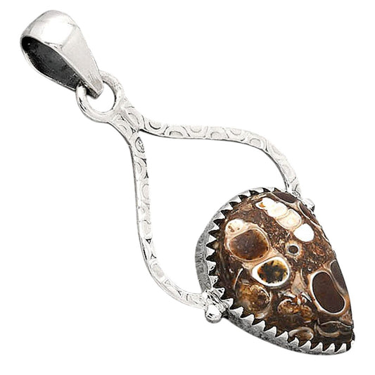 Natural Turtella Jasper - USA Pendant P-1691 SDP154119