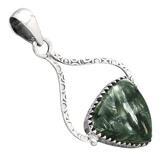 Natural Russian Seraphinite Pendant P-1691 SDP154121