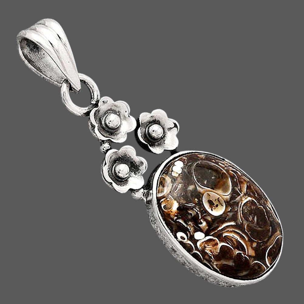 Natural Turtella Jasper - USA Pendant P-1694 SDP154150