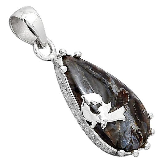 Natural Tube Agate Pendant P-1698 SDP154212