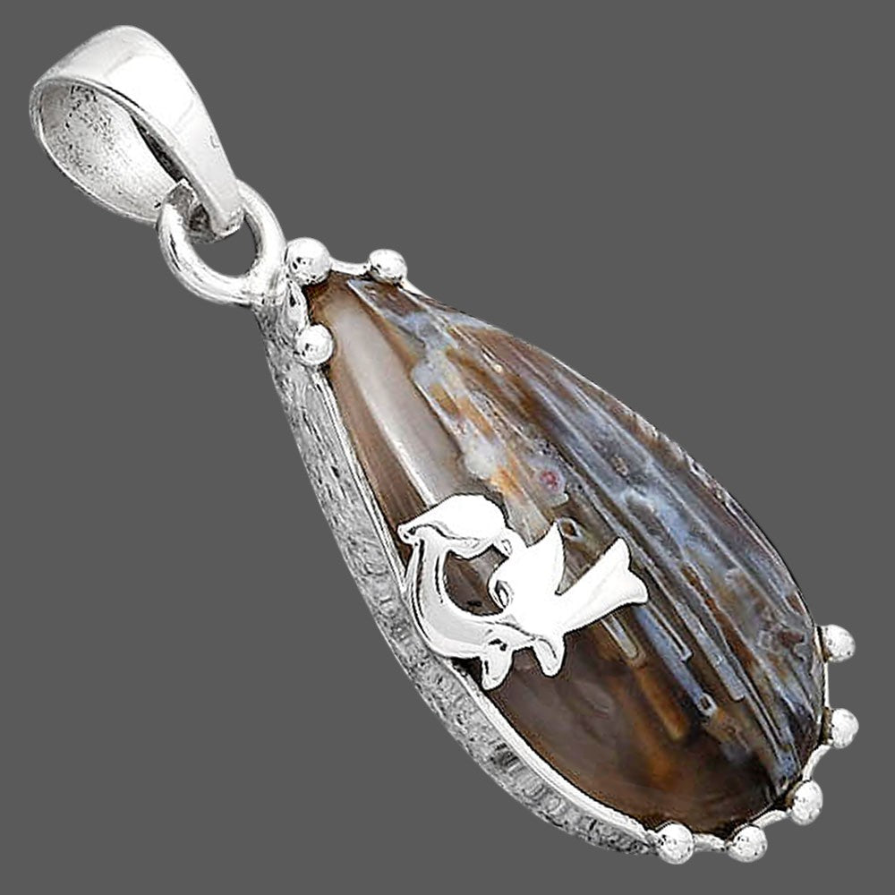 Natural Tube Agate Pendant P-1698 SDP154221