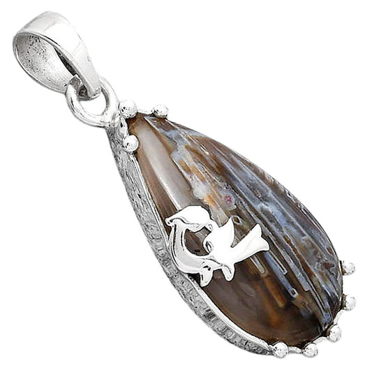 Natural Tube Agate Pendant P-1698 SDP154221