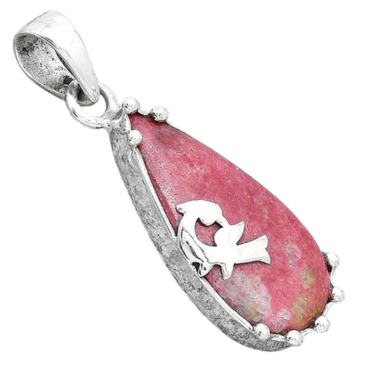 Natural Pink Thulite Pendant P-1698 SDP154225
