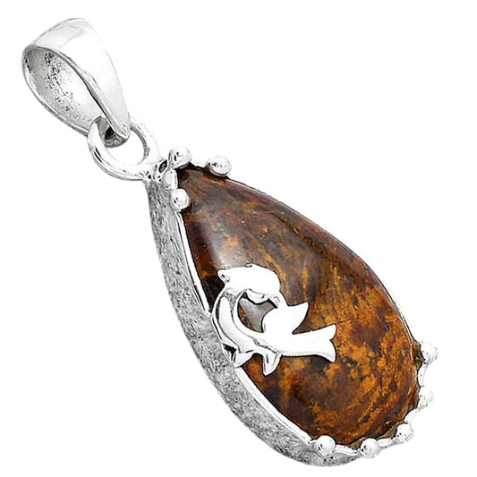 Natural Red Moss Agate Pendant P-1698 SDP154227