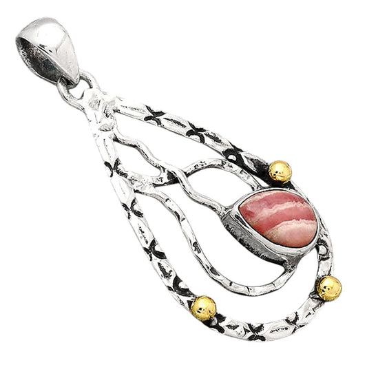 Natural Rhodochrosite Argentina Pendant P-1709 SDP154281