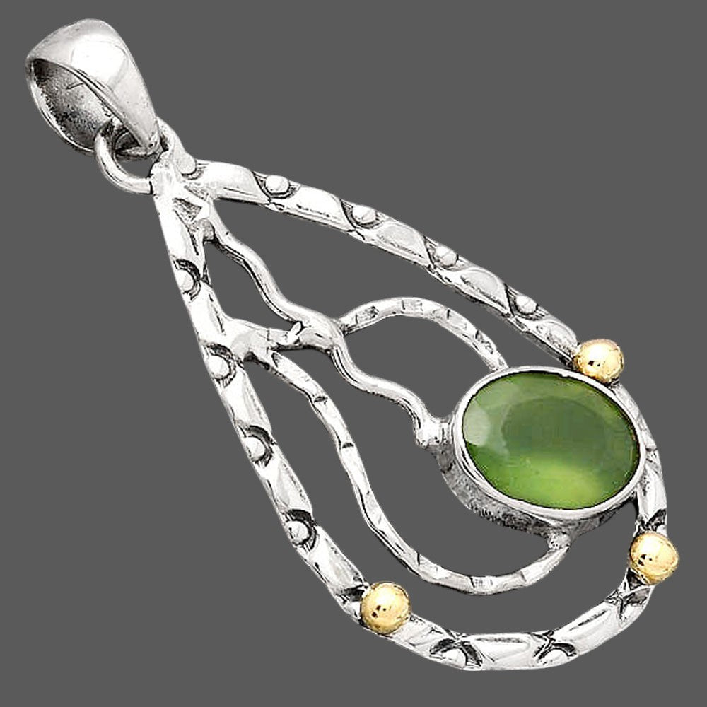 Natural Nephrite Jade Pendant P-1709 SDP154289