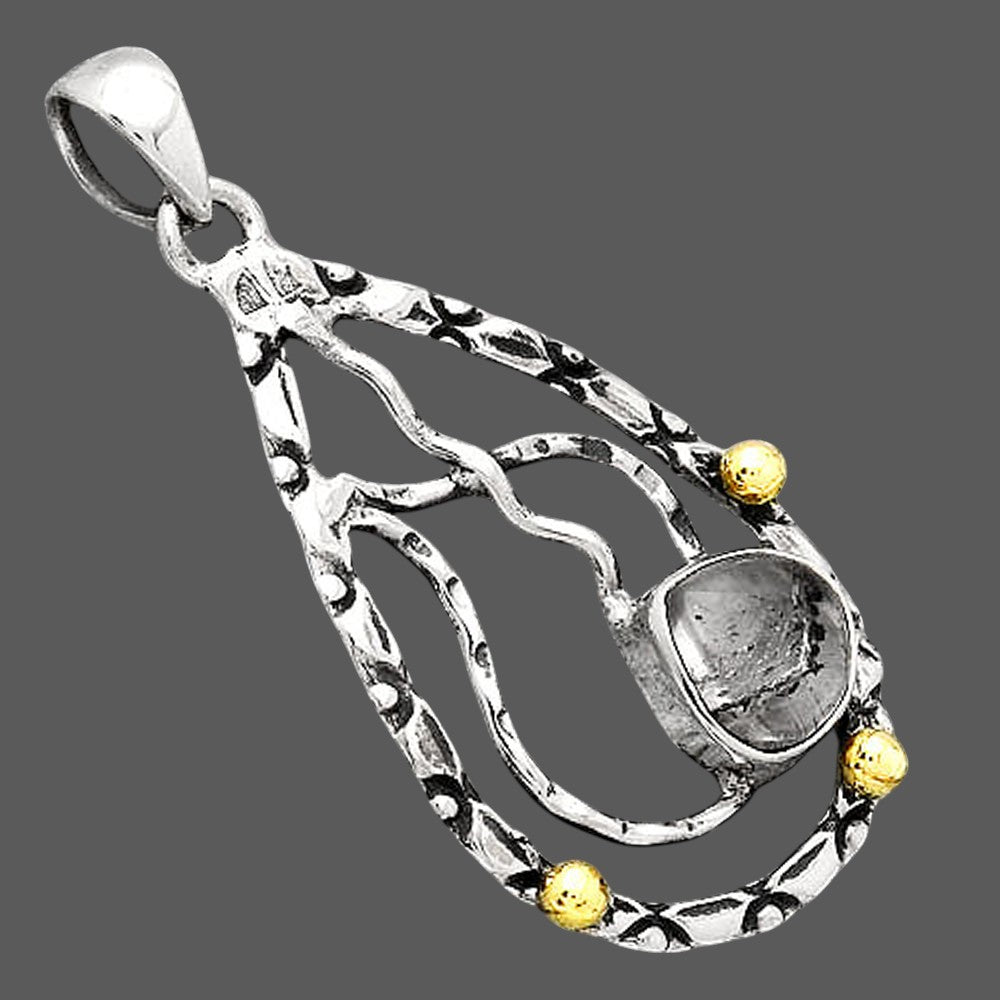 Natural Lepidocrocite In Quartz Pendant P-1709 SDP154293