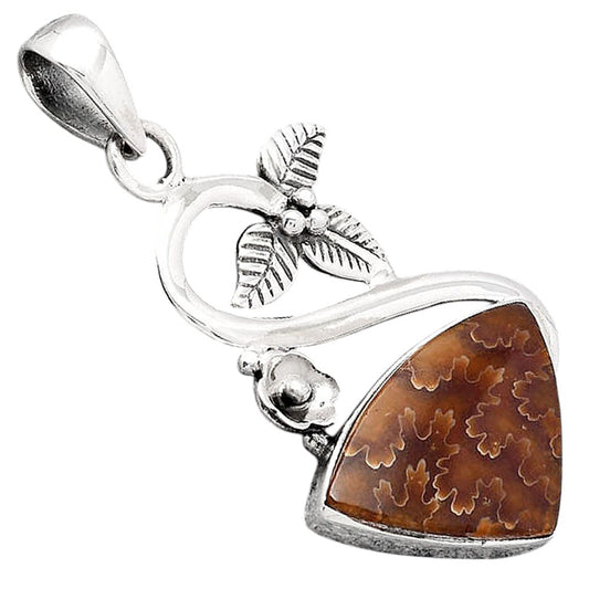 Natural Sutured Ammonite - Madagascar Pendant P-1711 SDP154317