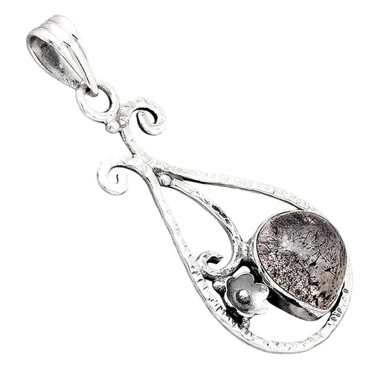 Natural Lepidocrocite In Quartz Pendant P-1714 SDP154352