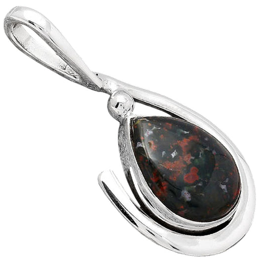 Natural Blood Stone - India Pendant P-1717 SDP154378