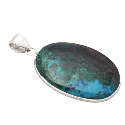 Natural Azurite Chrysocolla Pendant P-1001 SDP154439