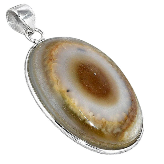 Yellow Botswana Eye Pendant P-1001 SDP154446