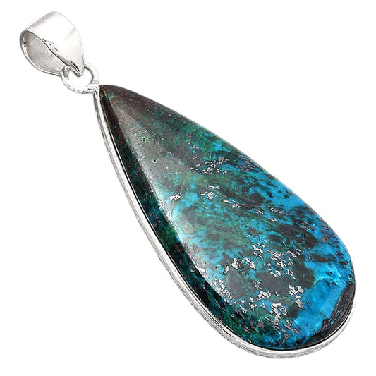 Natural Azurite Chrysocolla Pendant P-1001 SDP154448