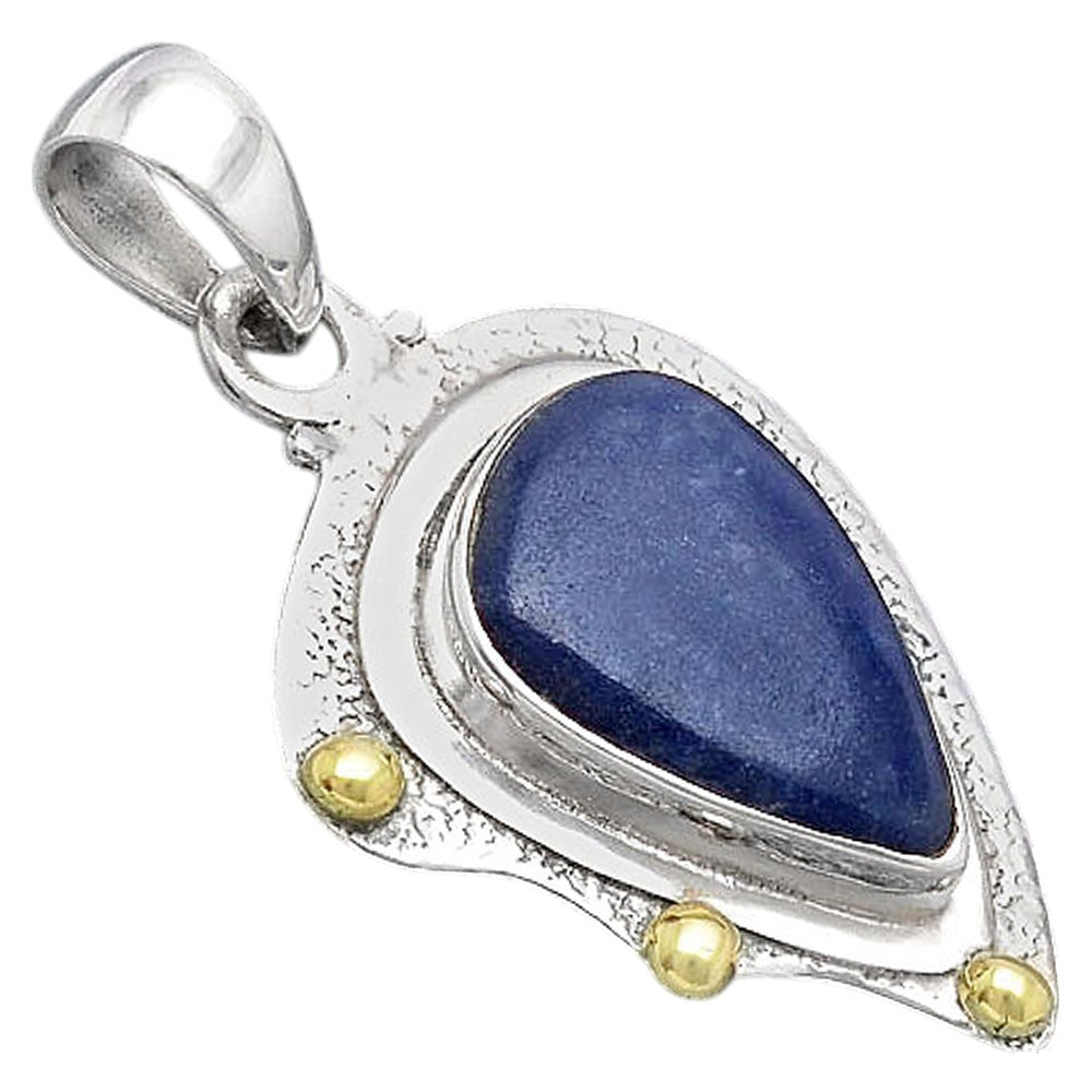 Natural Dumortierite Quartz Pendant P-1498 SDP154467