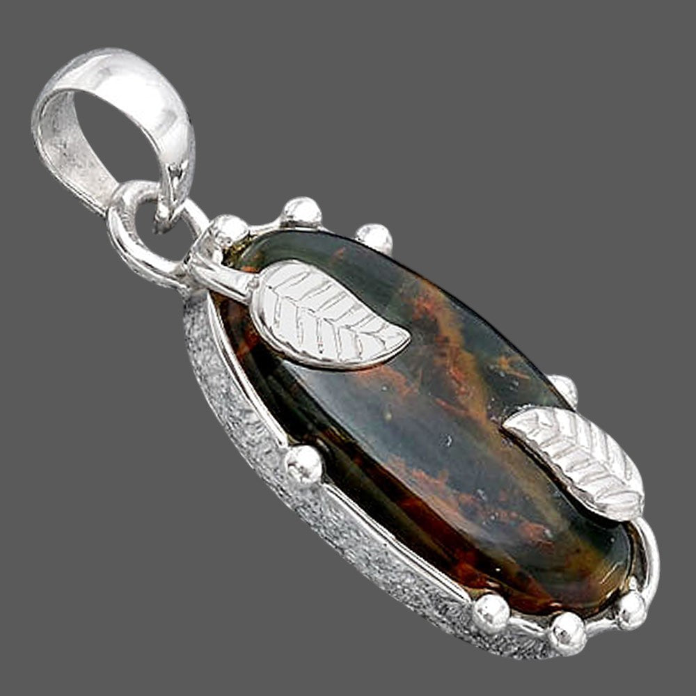 Natural Turkish Rainforest Chrysocolla Pendant P-1226 SDP154498