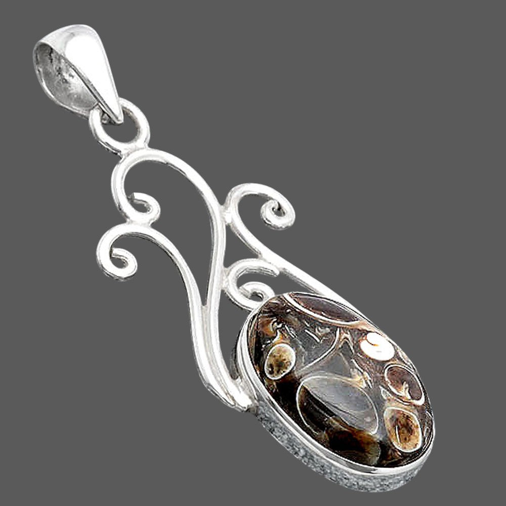 Natural Turtella Jasper - USA Pendant P-1358 SDP154510