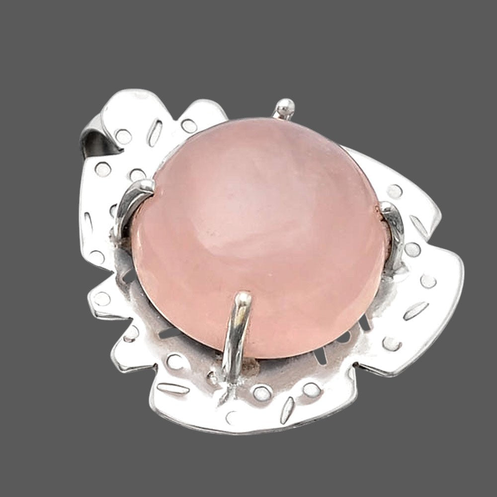 Natural Rose Quartz - Madagascar Pendant P-1292 SDP154527