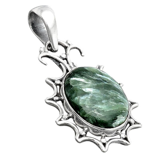 Natural Russian Seraphinite Pendant P-1249 SDP154542