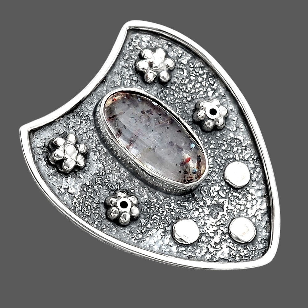 Natural Lepidocrocite In Quartz Pendant P-1477 SDP154577