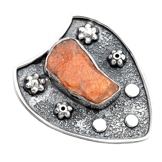 Natural Sunstone Rough Pendant P-1477 SDP154579