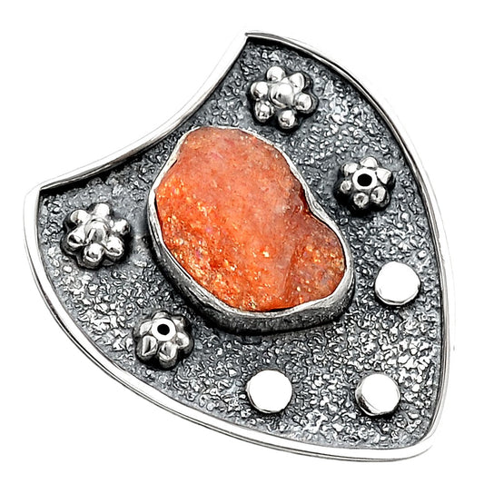 Natural Sunstone Rough Pendant P-1477 SDP154582