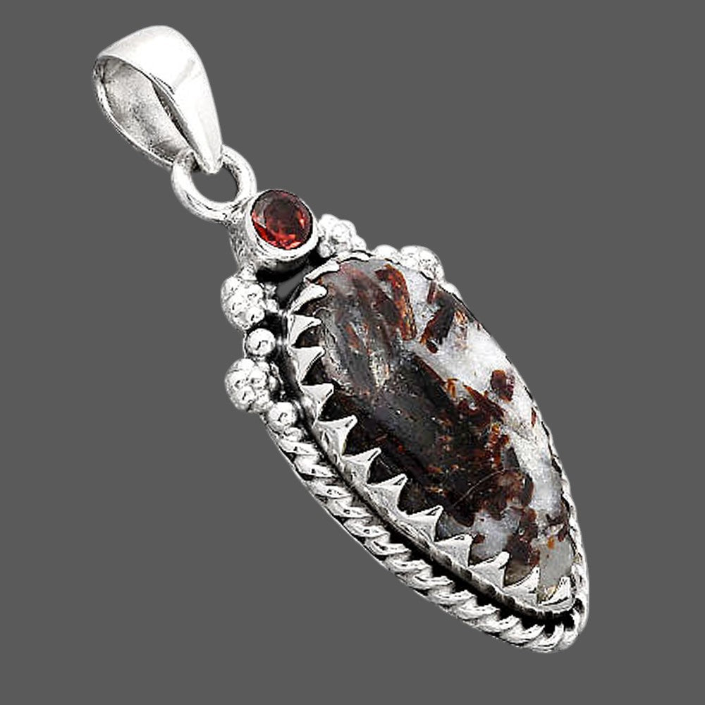 Astrophyllite - Russia and Garnet Pendant P-1482 SDP154603