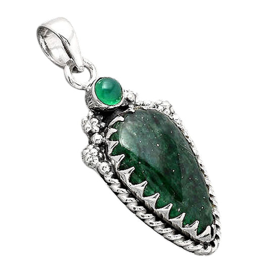 Green Aventurine and Green Onyx Pendant P-1482 SDP154605