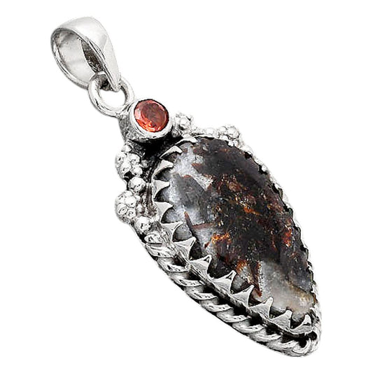 Astrophyllite - Russia and Garnet Pendant P-1482 SDP154610