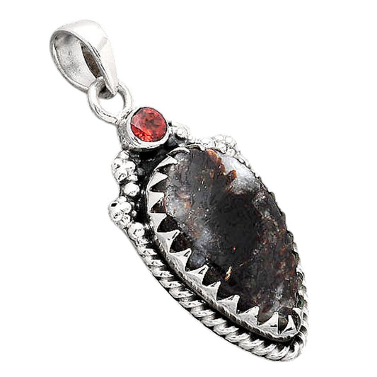 Astrophyllite - Russia and Garnet Pendant P-1482 SDP154612