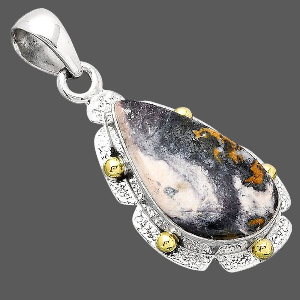 Natural Indian Blanket Jasper Pendant P-1485 SDP154631