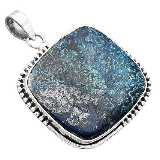 Natural Azurite Pendant P-1073 SDP154675