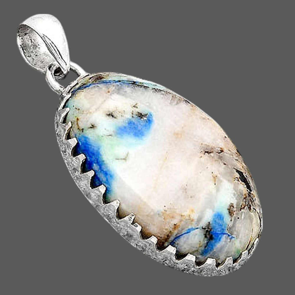 Natural Azurite Turquoise Pendant P-1325 SDP154681