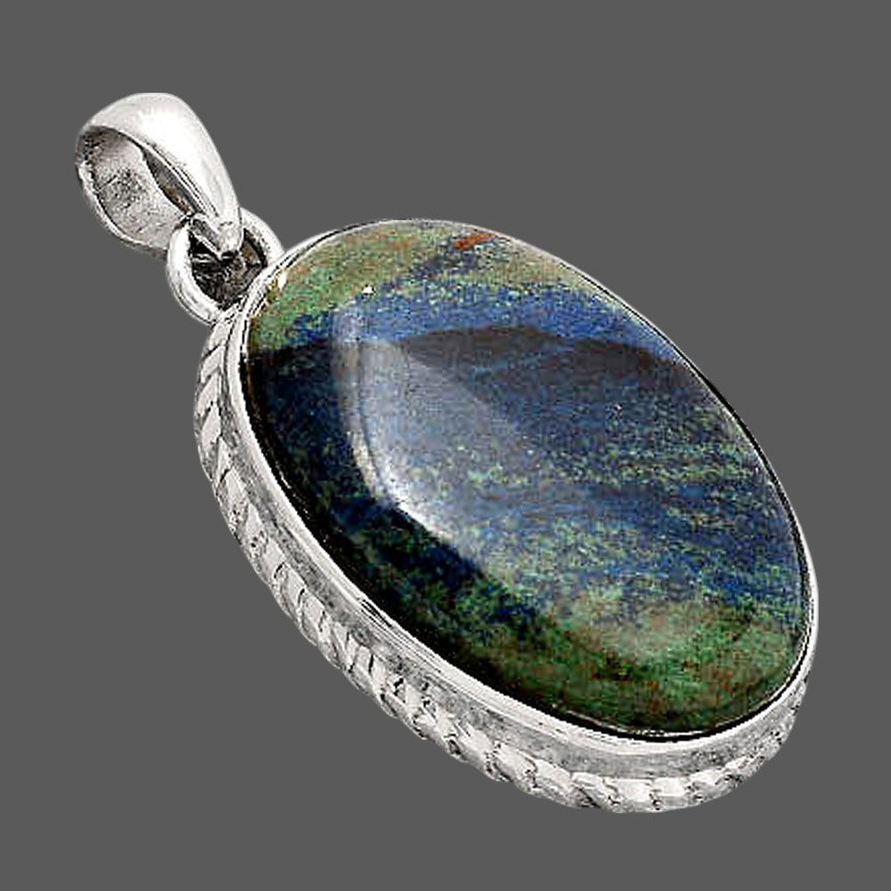 Natural Azurite Pendant P-1371 SDP154686