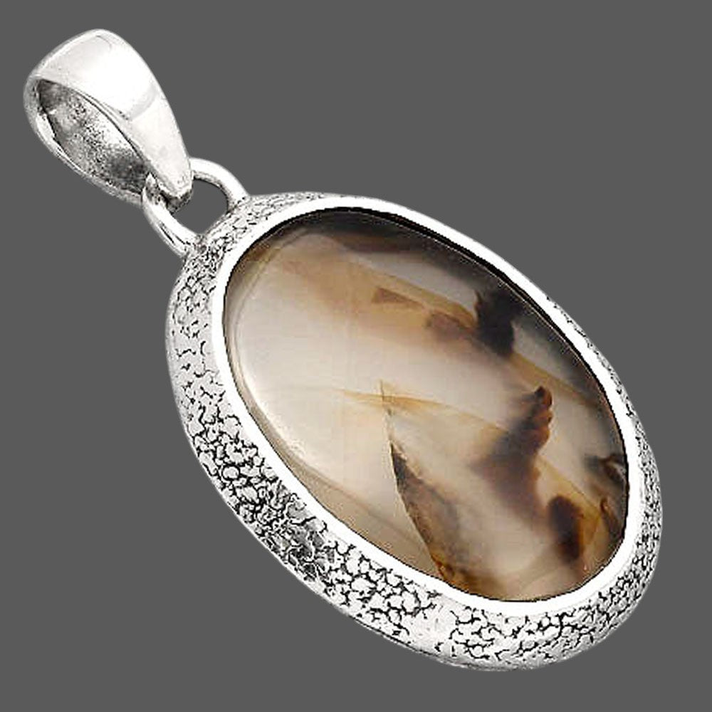 Natural Montana Agate - USA Pendant P-1538 SDP154741