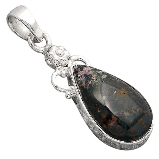 Natural Blood Stone - India Pendant P-1220 SDP154755