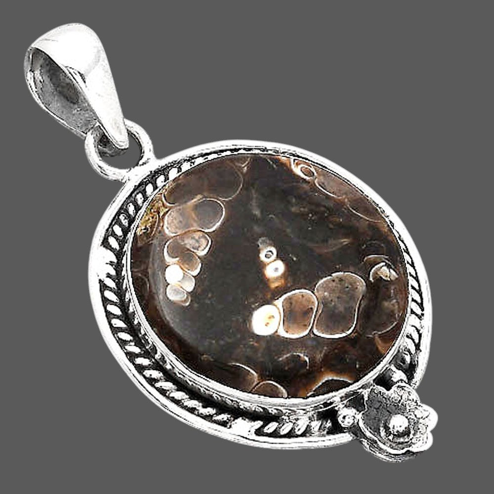 Natural Turtella Jasper - USA Pendant P-1620 SDP154934