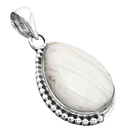 Natural White Scolecite Pendant P-1326 SDP154945