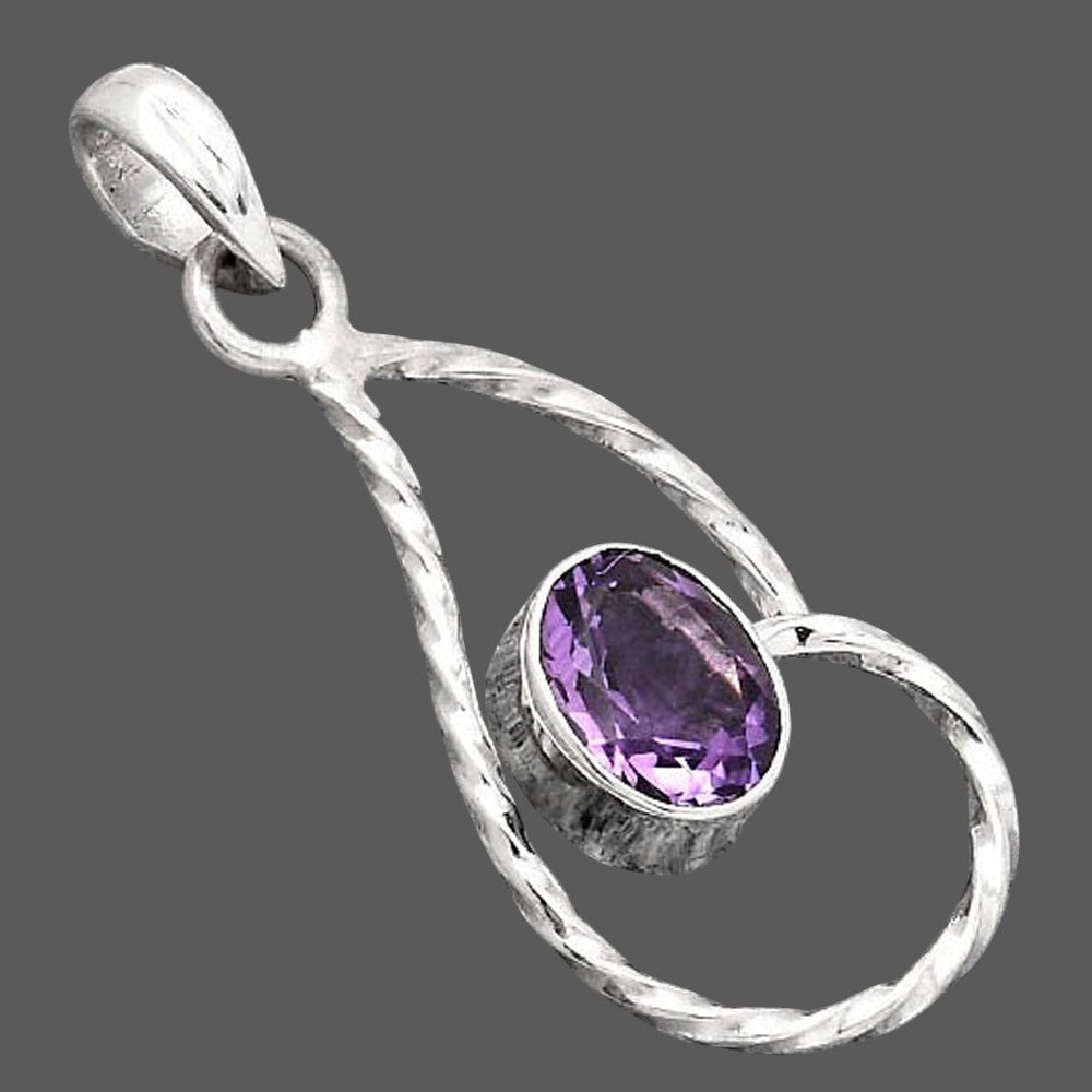 Natural Amethyst - Brazil Pendant P-1003 SDP154986